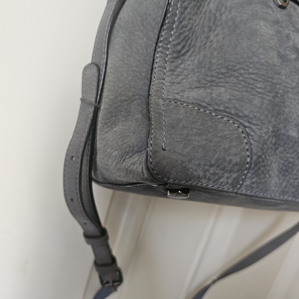 Rebecca MINKOFF SMOKEY BLUE/GRAY SUEDE LEATHER 🌿 - Picture 7 of 11